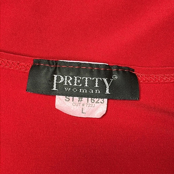 Pretty Woman Hi Lo Ling Sleeve Tunic Top - Picture 8 of 9